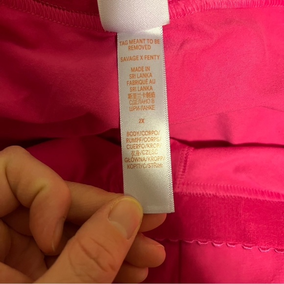 NWT Savage x Fenty Hot Pink Leggings Size 2X - Picture 7 of 9